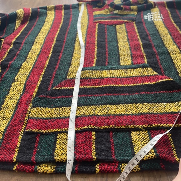 Anti Social Social Club Todd Rasta Poncho Hoodie - Picture 5 of 7